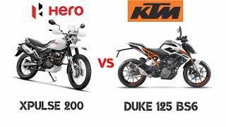 KTM DUKE 125 BS6 VS HERO XPULSE 200 BS6 _DETAILED COMPARISON_MILEAGE_TOP SPEED_PRICE_BIKE INFORMER