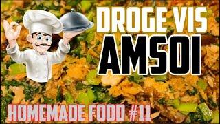 Amsoi Droge Vis - Wong Jawa Homemade Suriname, Nederland, Surinaams Javaans Eten Recipe Recept #11