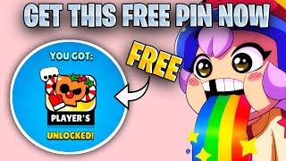 HOW TO GET THIS CHRISTMAS PLAYERS PIN FOR FREE IN BRAWLSTARS 