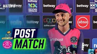 "We will be ready for them again" - Joe Root, Paarl Royals Match 6 Presser | Betway SA20