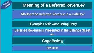 Deferred Revenue:Meaning, Examples with Accounting Entry, Liability or Assets, where to show in BS?