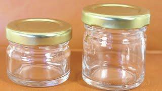 2 Craft ideas from GLASS JARS