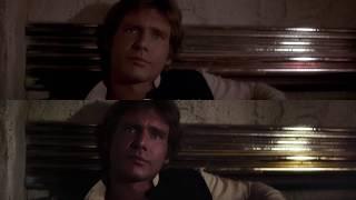 Han Shot First - 1977 v 2019 Disney+ Full Speed, Half Speed | Cantina Scene