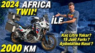 Yeni Africa Twin İle Uzun Yol ? Kaç Yakıyor ve 19 Jant Farkı Viraj Performansı Nasıl ? Vlog