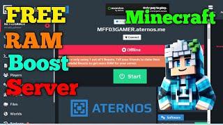 FREE RAM Boost for Minecraft Servers with Aternos