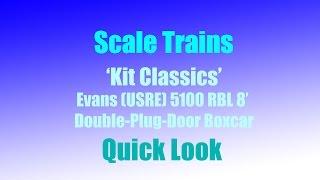 Scale Trains 'Kit Classics' HO Evans Boxcar - Quick Look