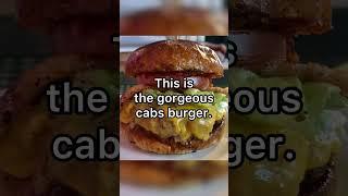 Delicious Burger with Cheese and Bacon : Restaurant cab′s in KOCHI (Shorts) #shorts