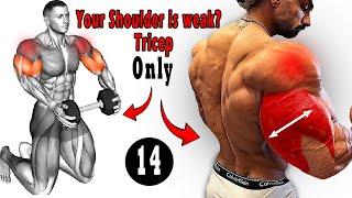 14  Shoulder with Triceps  Workout How to Get perfect shoulder & Triceps fast 