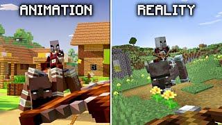 Minecraft: Animation VS Reality (Villager vs Pillager)