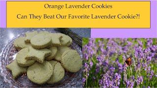 Orange Lavender Cookies! Perfect with Tea or Coffee!