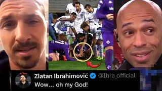 FAMOUS REACTION TO EDOARDO BOVE COLLAPSE ON THE PITCH IN INTER MILAN vs FIORENTINA