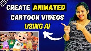 How to make Animated Cartoon video using AI in Telugu| Create viral animated cartoon videos using AI