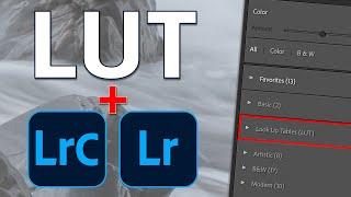 FINALLY! Look Up Tables (LUTs) in LIGHTROOM  (Install, Use & Manage)