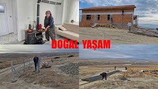 KÖYDE DOĞAL YAŞAM SABAH RUTİNİMİZ BUGÜN NELER YAPIYORUZ VE YENİ İNŞAATLARIMIZDA SON DURUM