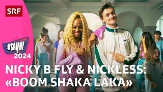 #SayHi 2024: Nicky B Fly & Nickless «BOOM SHAKA LAKA»  | Kindervideos | SRF Kids