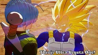 What If Vegeta Showed Ultra Vegeta One (SSJ3) to Future Trunks in DBS Goku Black Arc - Sparking Zero