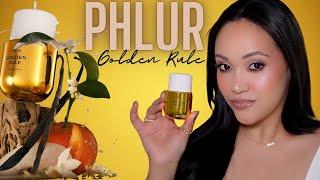 NEW!  PHLUR GOLDEN RULE PERFUME FIRST IMPRESSIONS | AMY GLAM 