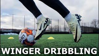 WINGER Dribbling Training | 5 Winger Dribbling Drills For Footballers