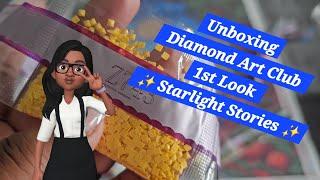 Unboxing Diamond Art Club 1st Look ️Starlight Stories ️