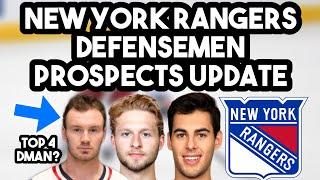 New York Rangers Defensemen Prospects Update 2023 Season | Prospects Breakdown & Analysis