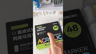 Torn paint box is so annoying #officeproducts #forananglenday #acrylicpainting #acrylicmarker