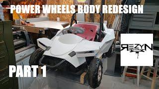 POWER WHEELS BODY REDESIGN - DIY PART 1