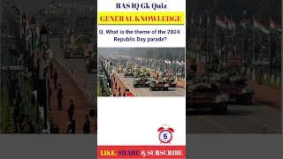 Theme of 2024 Republic Day Parade #gk #gkquiz