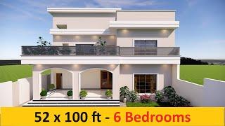 1 Kanal house design - 5 Bedrooms | Modern house design | Village House design