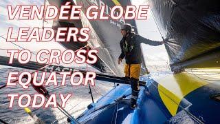 Vendée Globe Sunday 5th January Update - Leaders set to cross the Equator today!