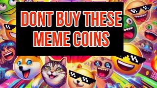 Don't buy these meme coins! How to select meme coins ? | Meme coins in telugu|