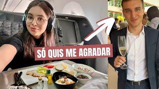 Viagem Sozinha de Executiva para o Brasil! Reencontro com Namorado + Noivado | Stephanie Garcia