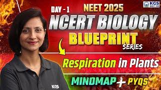 Respiration In Plants Mindmap + Pyqs | NCERT Biology Blueprint Series For NEET 2025 | By KINU Ma'am