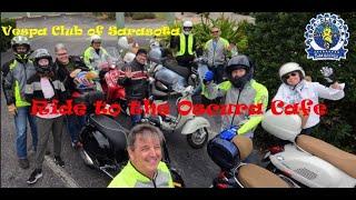 The Vespa Club of Sarasota, New Year's Eve Ride to the Oscura Cafe in Bradenton, Florida