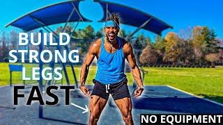 Build Strong Legs Without Any Equipment | EFFECTIVE Bodyweight Leg Workout