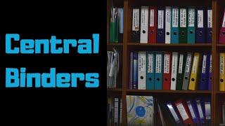 Why Sites Should Use Central Binders