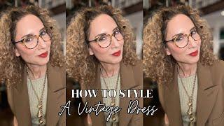 How To Style A Vintage Dress