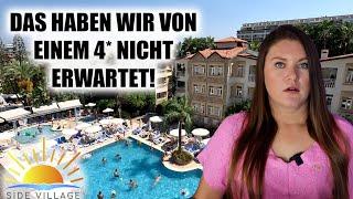 Wir waren sehr überrascht von diesem Hotel in der Türkei! Side Village 4* umgeht viele 5*S Hotels