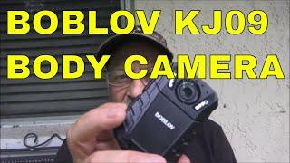 Boblov KJ09 Body Camera Unboxing And Review