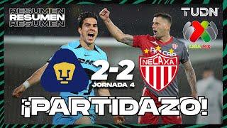 Resumen y goles | Pumas 2-2 Necaxa | Liga Mx - CL2024 J4 | TUDN