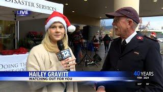 NewsWatch 12 joins in on the Salvation Army's Red Kettle Kickoff