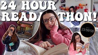 I tried reading for 24 HOURS ⏰ (24 hour readathon)