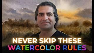 JAVID TABATABAEI explains his LEGENDARY watercolor technique | best watercolor tutorial for everyone