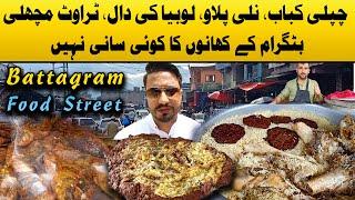 Battagram |Khyber Pakhtunkhwa| Pakistani food street |Famous Chapli Kabab |Vlog# 79|| Aqeel Pathan