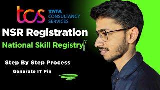 How to Register for NSR (TCS, Infosys) - Step by Step Guide | NSR e-card kaise banaye 2025