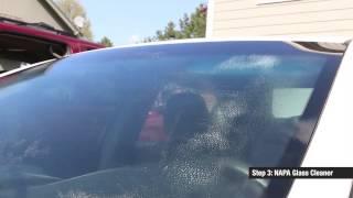 How to clean your windshield the NAPA way