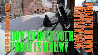 DIY Humvee Upgrade - Easy Cell Phone Mount for HMMWV - Gear-Report.com