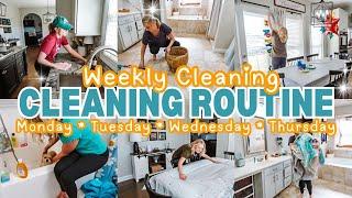 2025* Weekly Cleaning Routine| Cleaning Motivation| Whole House Clean With Me