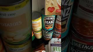 Food bank haul UK Aug 2021