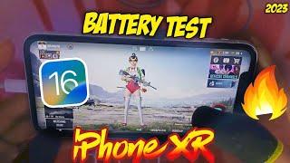iPhone XR BGMI Battery Drain Test in 2024  100% to 0%