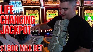 $1,800 Max Bet WORLD RECORD BREAKING JACKPOT